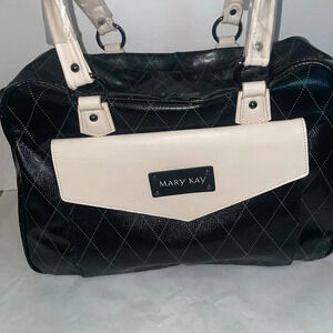 Mary Kay Deluxe Black Consultant Cosmetic Travel Luggage Tote Bag